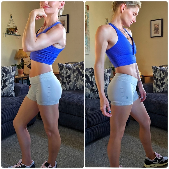 NWOT FP Movement Good Karma Micro Short in Grey - Picture 5 of 8